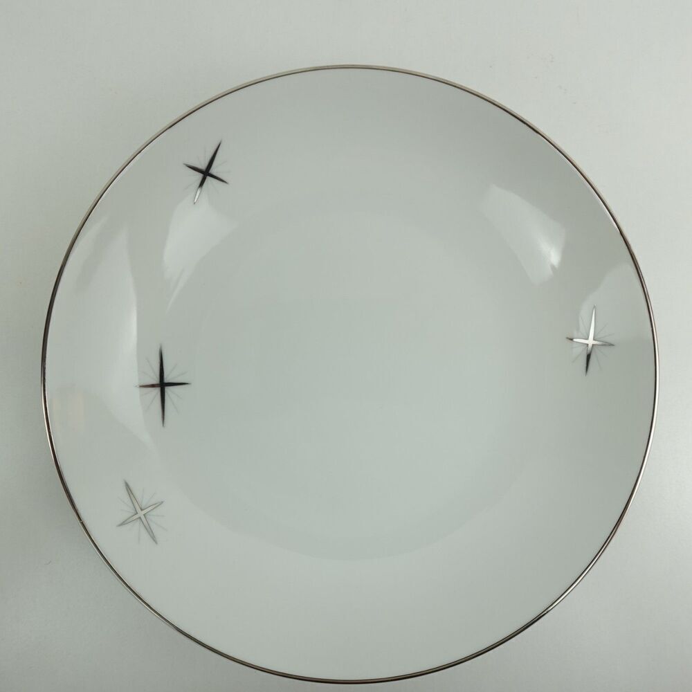 Fukagawa Arita Hand Painted Fruit/Dessert Bowl Cross Star Design